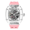 Elemental Series-Automatic Watch - Light Matters-Révolution en cristal de saphir  - TB8223  - Rose