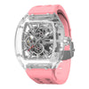 Elemental Series-Automatic Watch - Light Matters-Révolution en cristal de saphir  - TB8223  - Rose