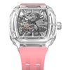 Elemental Series-Automatic Watch - Light Matters-Révolution en cristal de saphir  - TB8223  - Rose