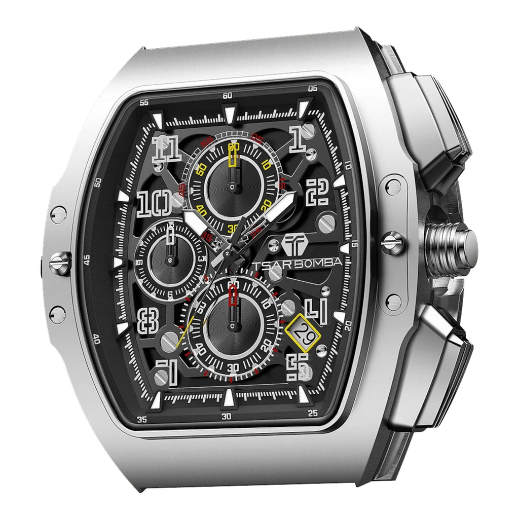 Elemental Series-Quartz Watch - TB8214QBW01 - Automatic Silver Black