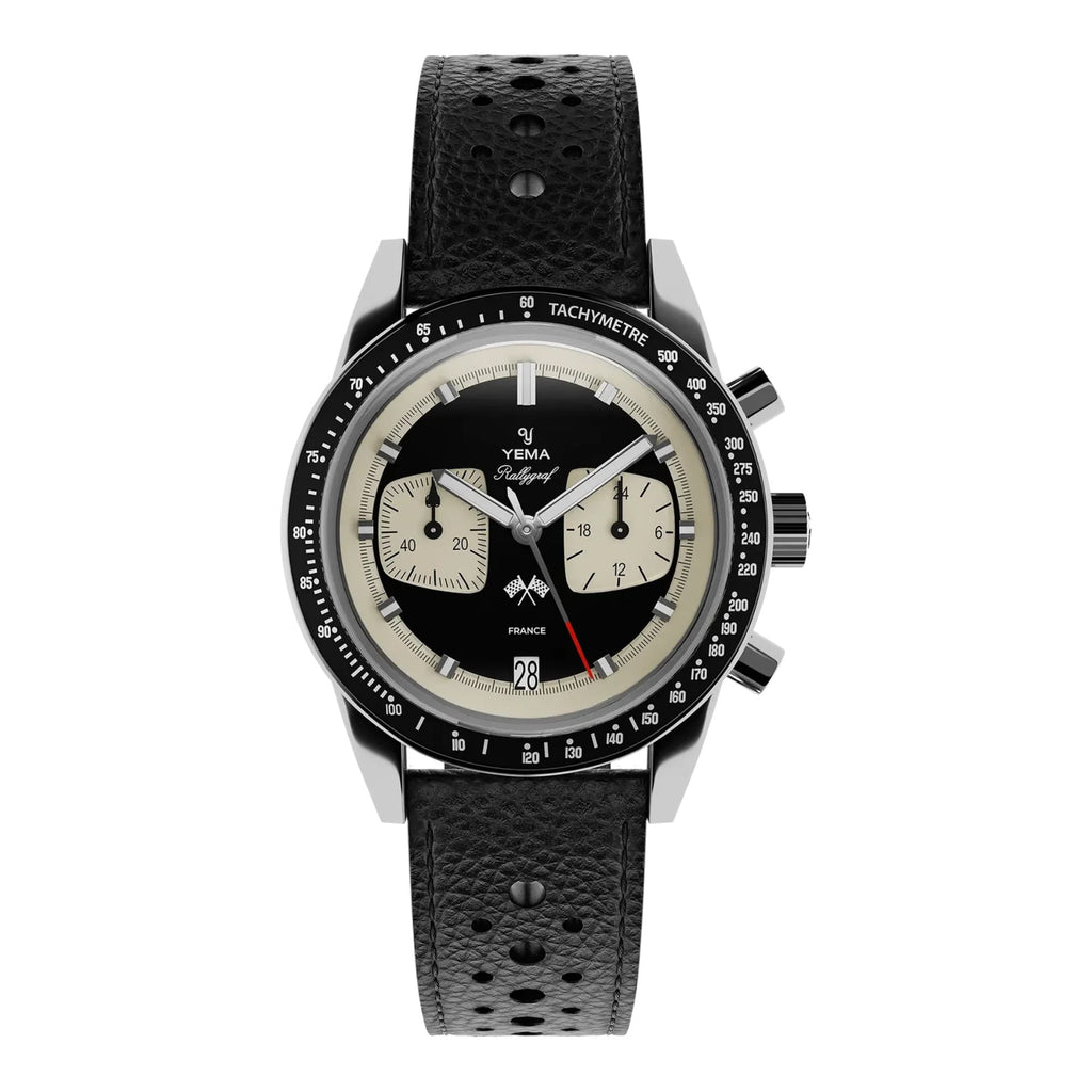 Rallygraf Meca-Quartz Reverse Panda - YMHF1580-AA