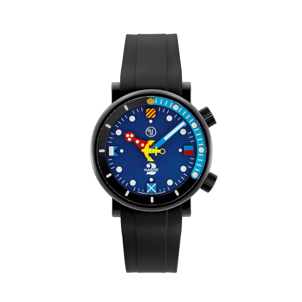 Montre YEMA x Silberstein Marine 2 CMM.20 Limited Edition 20.26.20.05.TN.U6 – vue 1