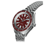 Montre YEMA Superman Skin Diver Slim CMM.20 bordeaux 12.25.20.11.SN.M3 – vue 3