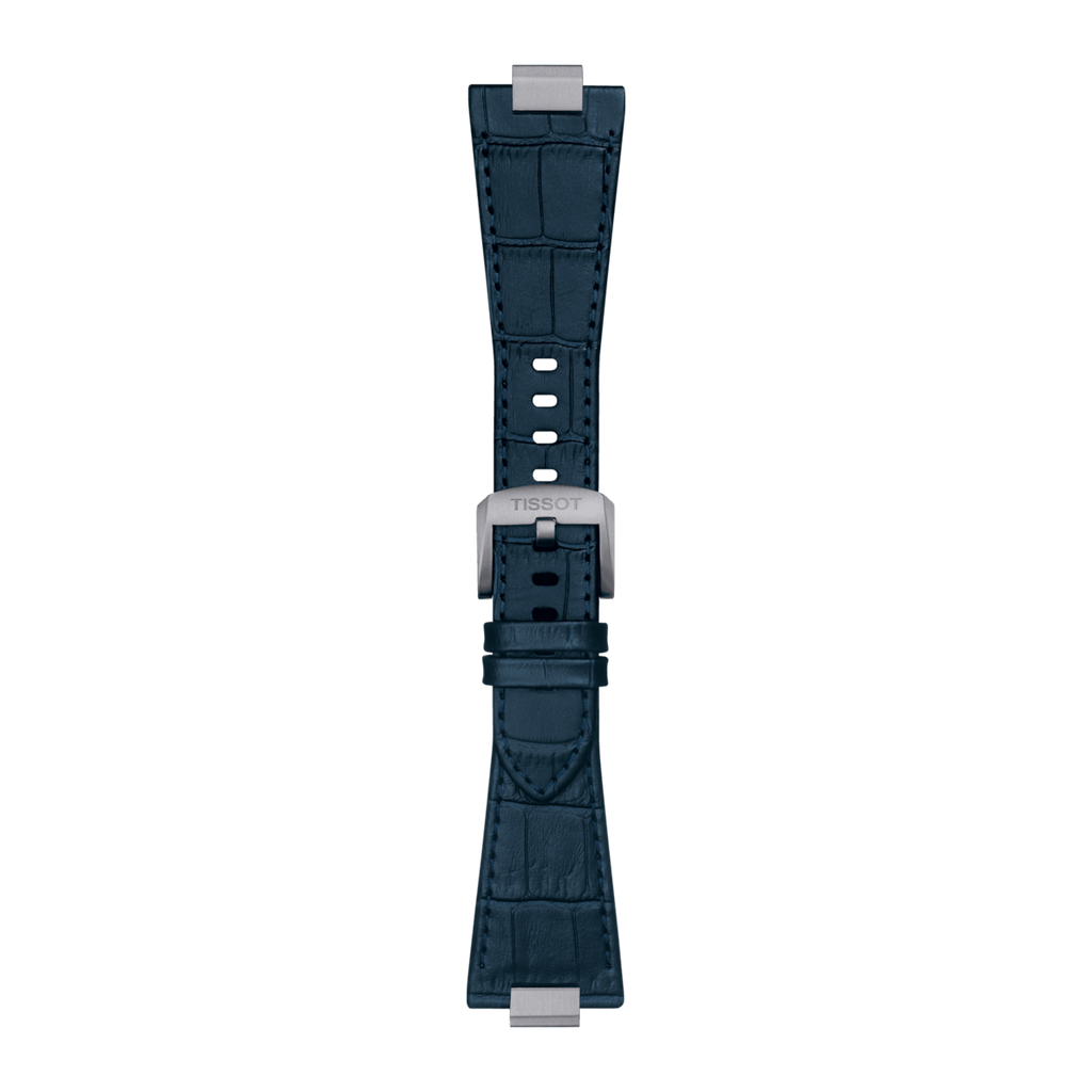 Bracelet Tissot - PRX Cuir Bleu Foncé - T852.047.701