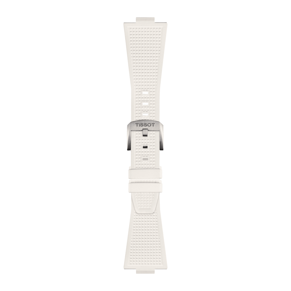 BRACELET TISSOT - PRX - Caoutchouc Blanc - T852.048.463