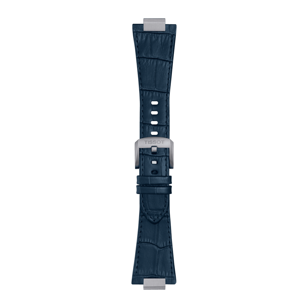 Bracelet Tissot - PRX Chronograph Cuir Bleu - T852.049.411
