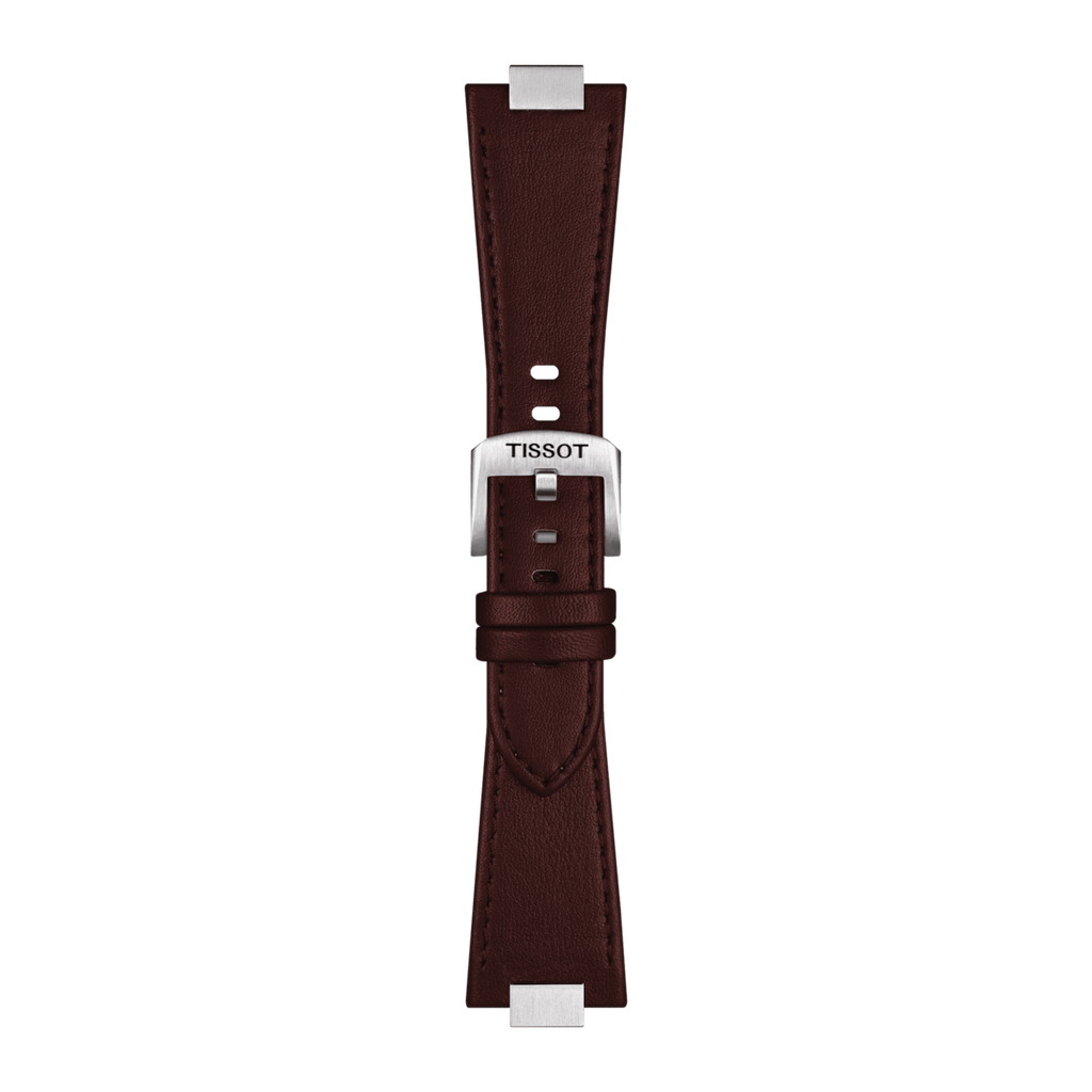 Bracelet Tissot-  PRX 35 Cuir Brun - T852.049.548