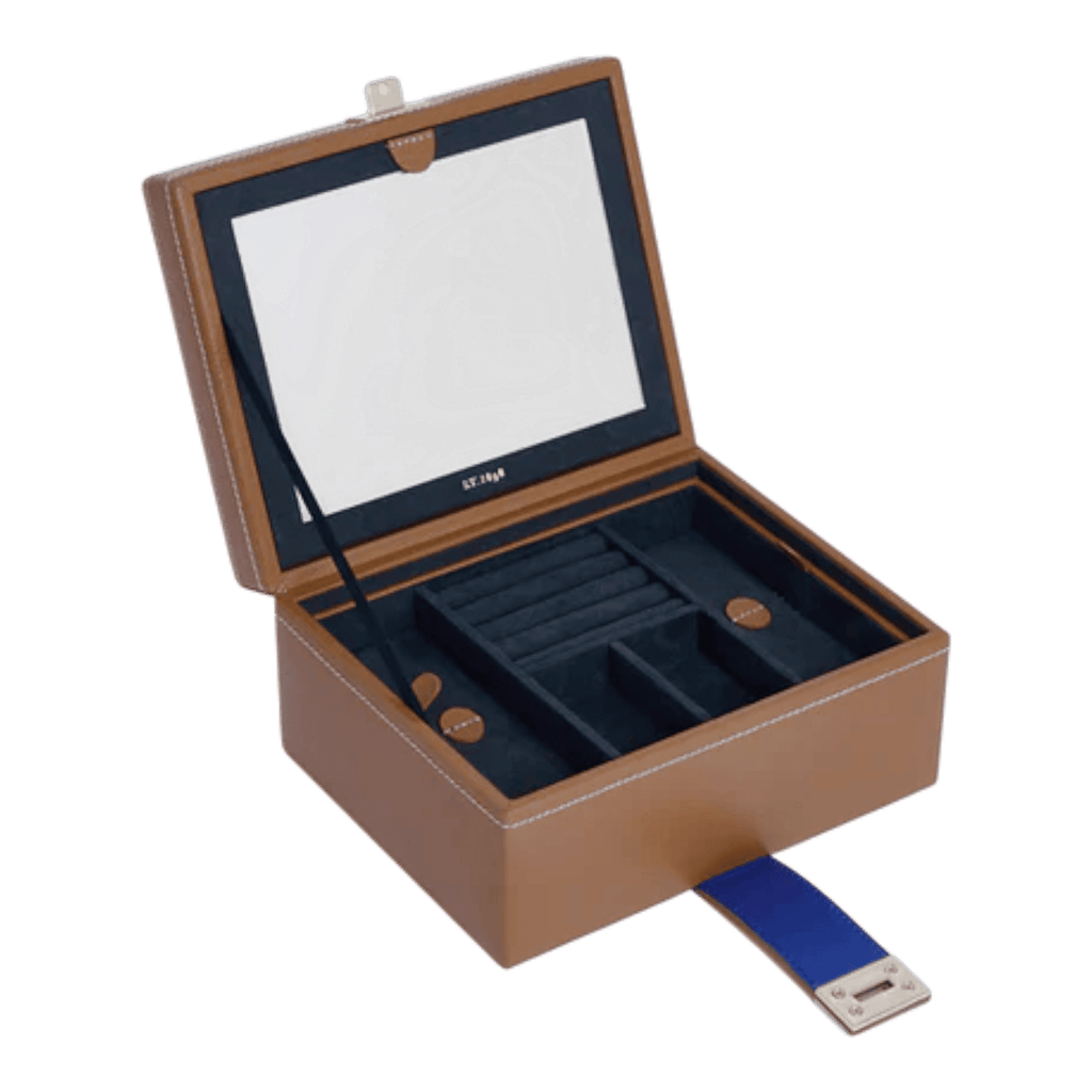 Leather Travel Jewelry Box