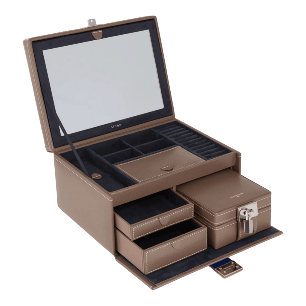 Leather Travel Jewelry Box