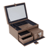 Leather Travel Jewelry Box