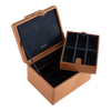 Box Leather cufflinks