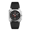 VOGTIME-BELL-&-ROSS-BR 03-94 CHRONOGRAPHE STEEL - BR0394-BLC-ST/SCA