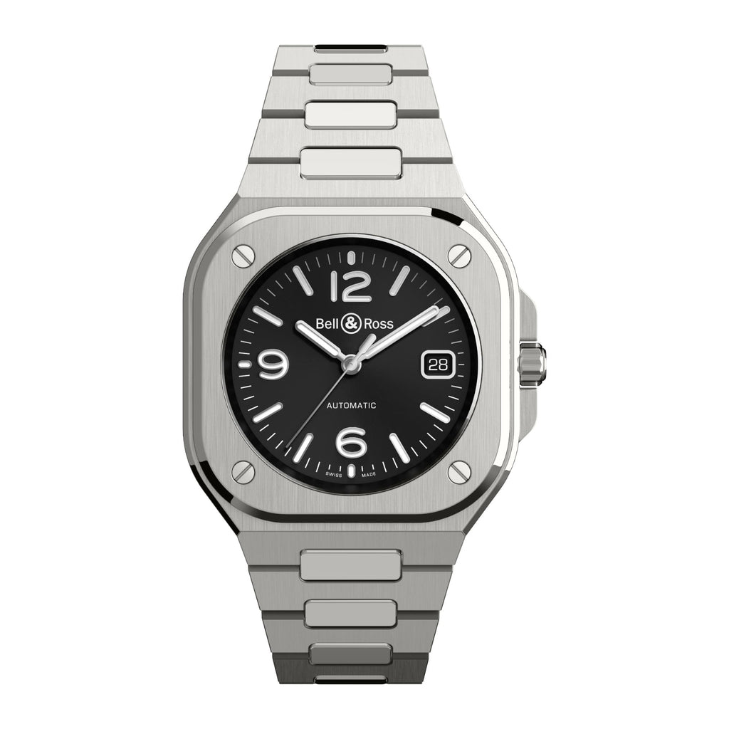 VOGTIME-BELL-&-ROSS-BR 05 BLACK STEEL - BR05A-BL-ST/SST