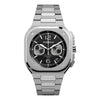 VOGTIME-BELL-&-ROSS-BR 05 CHRONO BLACK STEEL - BR05C-BLC-ST/SST