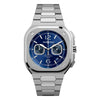 VOGTIME-BELL-&-ROSS-BR 05 CHRONO BLUE STEEL - BR05C-BLU-ST/SST