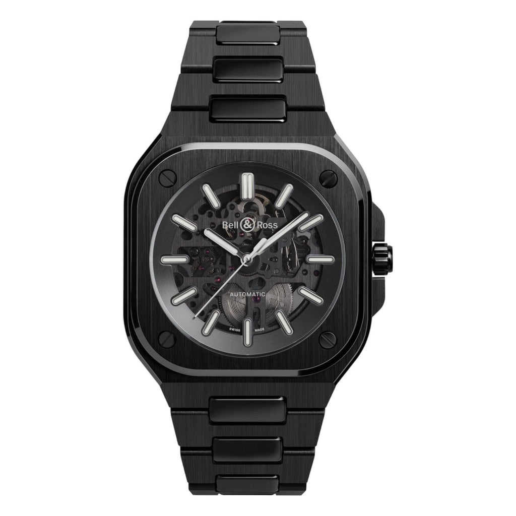VOGTIME-BELL-&-ROSS-BR 05 Skeleton Black Ceramic - BR05A-BL-SK-CE/SCE