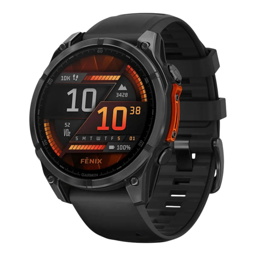 VOGTIME-CANNES-fēnix® 8 – 47 mm, AMOLED  Acier Gray avec bracelet en silicone noir - 010-02904-00