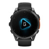 VOGTIME-CANNES-fēnix® 8 – 47 mm, AMOLED  Acier Gray avec bracelet en silicone noir - 010-02904-00