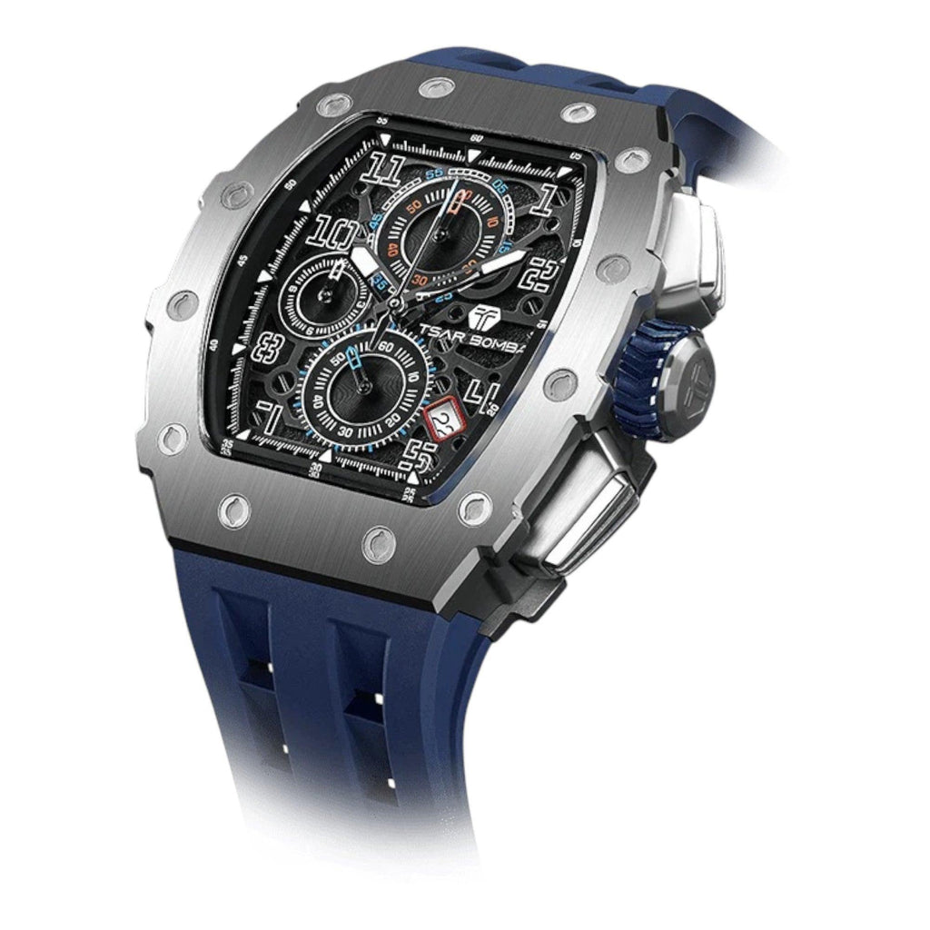 VOGTIME-Elemental- Series-Calendar - TB8204Q-14-Silver Blue