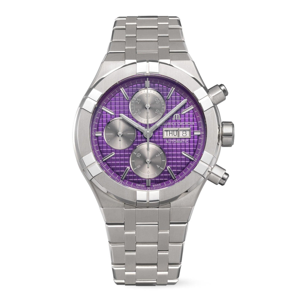 VOGTIME-MAURICE-LACROIX-AIKON AUTOMATIC CHRONOGRAPHE Titanium 44mm -  AI6038-TT032-430-1