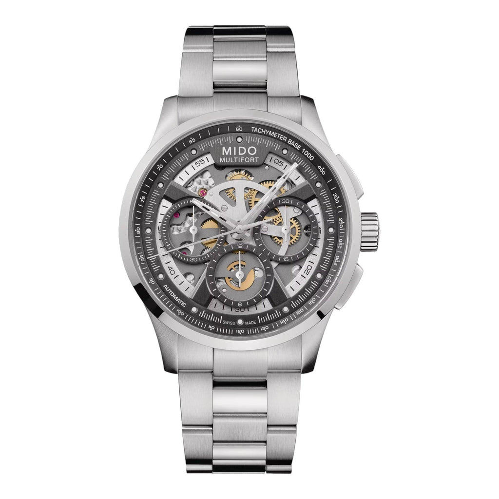 VOGTIME-MIDO-Multifort Skeleton Chronograph  - M038.662.11.060.00- 43mm