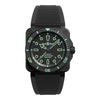 VOGTIME-MONTRE-AUTOMATIQUE-BELL&ROSS-BR-03 Diver Lum Outline - Édition Limitée à 500 pièces - BR03A-D-OL-CE/SRB