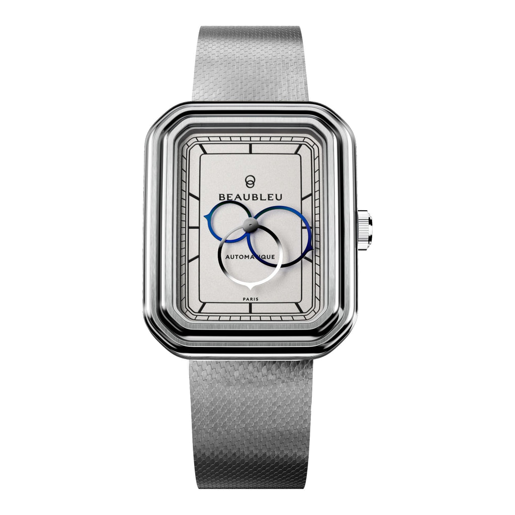 VOGTIME-MONTRES-AUTOMATIQUE-Ecce Figura Alba - Tampographié - silver