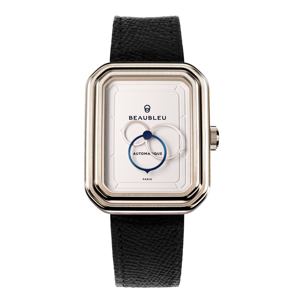 VOGTIME-MONTRES-AUTOMATIQUE-Ecce Figura Lys - Ciselé - leather black