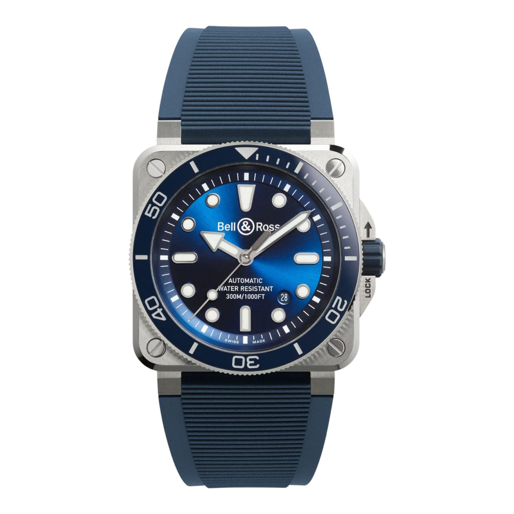 VOGTIME-MONTRES-BELL-ET-ROSS-BR 03 Diver Blue Steel - BR03A-D-BLU-ST/SRB