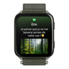 VOGTIME-MONTRES-CONNECTÉE-Venu® X1  Vert Moss avec fond de boîtier en titane Gray et bracelet en nylon ComfortFit vert Moss - 010-02980-03