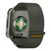 VOGTIME-MONTRES-CONNECTÉE-Venu® X1  Vert Moss avec fond de boîtier en titane Gray et bracelet en nylon ComfortFit vert Moss - 010-02980-03