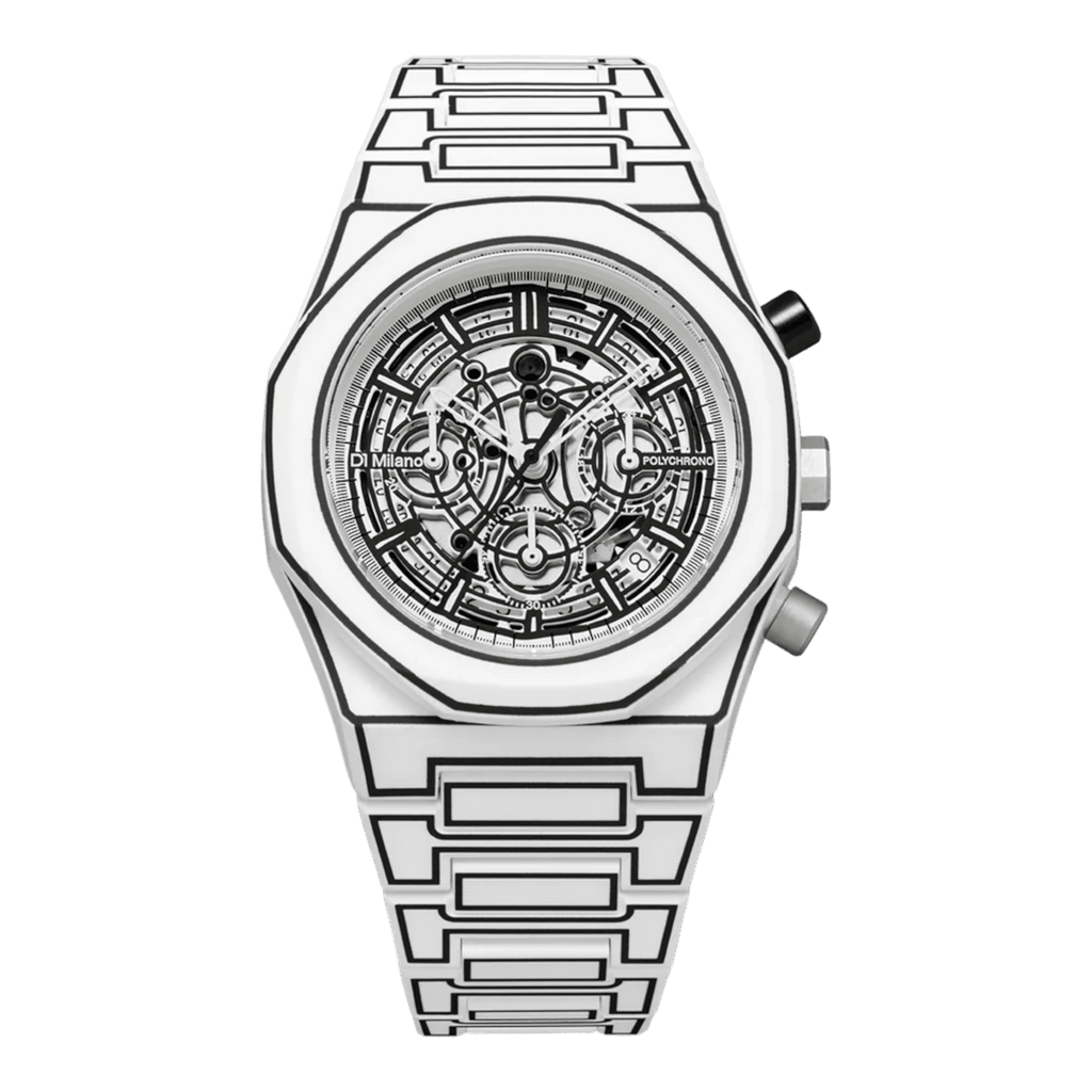 VOGTIME-MONTRES-D1-MILANO-Carbonlite - 40.5mm - Polychrono Noir - D1-PHBJ13