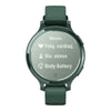VOGTIME-MONTRES-GARMIN-Lily® 2 Active  Jasper Green avec bracelet en silicone vert sapin - 010-02891-02