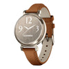 VOGTIME-MONTRES-GARMIN-Lily® 2 Classic  Cream Gold avec bracelet en cuir camel - 010-02839-02