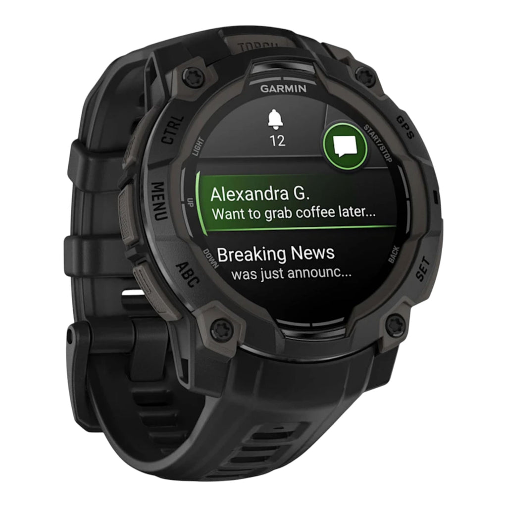VOGTIME-MONTRES-GARMIN - Instinct® 3 – 45 mm - AMOLED  Noir avec bracelet noir - 010-02936-00