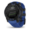VOGTIME-MONTRES-GARMIN - Instinct® 3 – 45 mm, AMOLED  Noire avec bracelet bleu électrique - 010-02936-03
