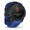 VOGTIME-MONTRES-GARMIN - Instinct® 3 – 45 mm, AMOLED  Noire avec bracelet bleu électrique - 010-02936-03