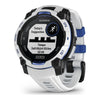 VOGTIME-MONTRES-GARMIN - Instinct® 3 – 45 mm, Solar  Blanche avec bracelet blanc/bleu électrique - 010-0293