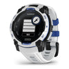 VOGTIME-MONTRES-GARMIN - Instinct® 3 – 45 mm, Solar  Blanche avec bracelet blanc/bleu électrique - 010-0293