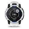 VOGTIME-MONTRES-GARMIN - Instinct® 3 – 45 mm, Solar  Blanche avec bracelet blanc/bleu électrique - 010-0293