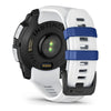 VOGTIME-MONTRES-GARMIN - Instinct® 3 – 45 mm, Solar  Blanche avec bracelet blanc/bleu électrique - 010-0293