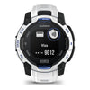 VOGTIME-MONTRES-GARMIN - Instinct® 3 – 45 mm, Solar  Blanche avec bracelet blanc/bleu électrique - 010-0293