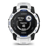 VOGTIME-MONTRES-GARMIN - Instinct® 3 – 45 mm, Solar  Blanche avec bracelet blanc/bleu électrique - 010-0293