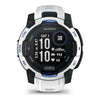 VOGTIME-MONTRES-GARMIN - Instinct® 3 – 45 mm, Solar  Blanche avec bracelet blanc/bleu électrique - 010-0293