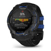 VOGTIME-MONTRES-GARMIN - Instinct® 3 – 50 mm - AMOLED  Noire avec bracelet noir/bleu électrique - 010-03020-03