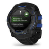 VOGTIME-MONTRES-GARMIN - Instinct® 3 – 50 mm - AMOLED  Noire avec bracelet noir/bleu électrique - 010-03020-03