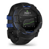 VOGTIME-MONTRES-GARMIN - Instinct® 3 – 50 mm - AMOLED  Noire avec bracelet noir/bleu électrique - 010-03020-03