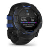VOGTIME-MONTRES-GARMIN - Instinct® 3 – 50 mm - AMOLED  Noire avec bracelet noir/bleu électrique - 010-03020-03
