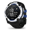VOGTIME-MONTRES-GARMIN - Instinct® 3 – 50 mm, Solar  Blanche avec bracelet noir/bleu électrique - 010-02935-03