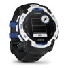 VOGTIME-MONTRES-GARMIN - Instinct® 3 – 50 mm, Solar  Blanche avec bracelet noir/bleu électrique - 010-02935-03